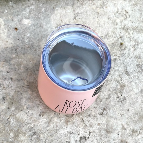 Rae Dunn ROSE ALL DAY Insulated Wine Glass - Picture 5 of 5